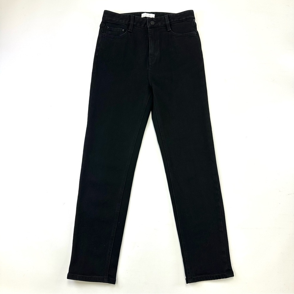 Oak Fort black cotton jeans 26in waist Inseam 26.5inch slim straight Minimalist